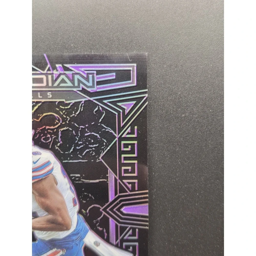 2023 Panini Obsidian Justin Shorter #110 Purple Electric Etch /75 Buffalo Bills